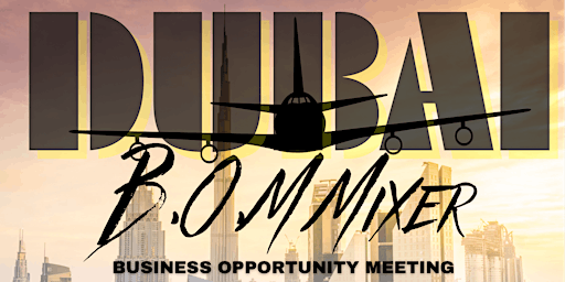 Imagem principal do evento INVITE ONLY PRESENTS DUBAI B.O.M