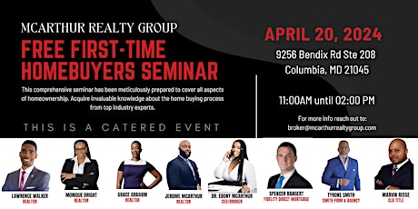 1st (First)  time home-buyer seminar