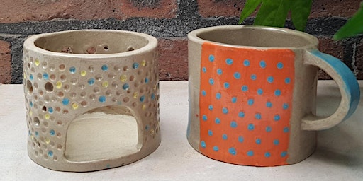 Taster Pottery Workshop- Make a Mug or Tealight Holder  primärbild