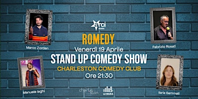 Imagem principal do evento ROMEDY~STAND UP COMEDY SHOW~CHARLESTON COMEDY CLUB