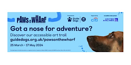 Guide Dogs Paws on the Wharf  Art Trail - Sighted Guiding and Sensory Tours