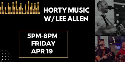 HORTY MUSIC W/ LEE ALLEN LIVE primary image