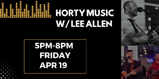 HORTY MUSIC W/ LEE ALLEN LIVE primary image