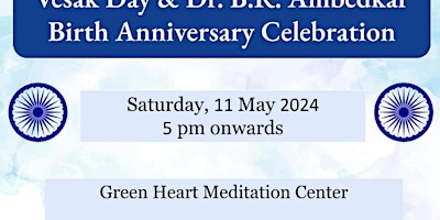 Hauptbild für Vesak Day and Dr B. R. Ambedkar  Birth Anniversary Celebration Florida