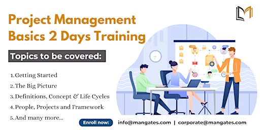 Project Management Basics Training in Vancouver on Jun 24th - 25th, 2024 primary image