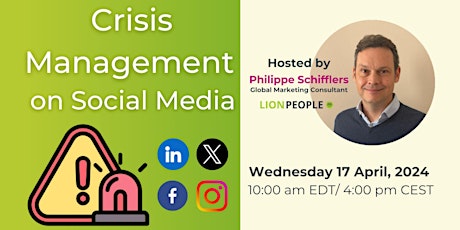 Crisis Management on Social Media