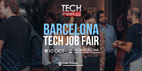 Image principale de Barcelona Tech Job Fair Autumn 2024