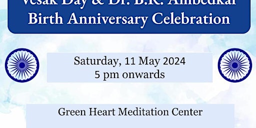 Hauptbild für Vesak Day and Dr B. R. Ambedkar  Birth Anniversary Celebration Florida