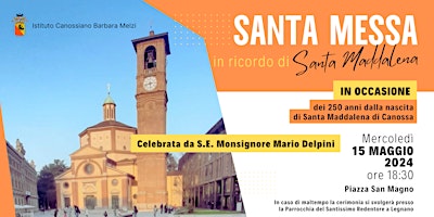 Santa Messa in ricordo di Santa Maddalena primary image