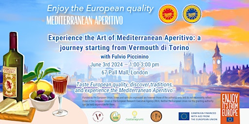 Imagem principal do evento Mediterranean Aperitivo - Vermouth di Torino