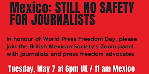 Image principale de Mexico: Still no safety for journalists!