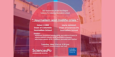 15th anniversary of the Dual Degree Sciences Po/ Columbia Journalism School primary image