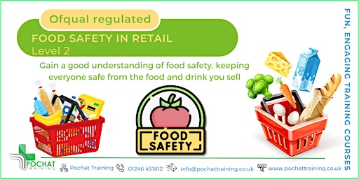 QA Level 2 Award in Food Safety for Retail (RQF)  (Face to Face) primary image