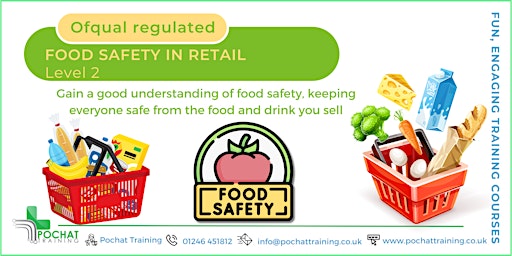 Immagine principale di QA Level 2 Award in Food Safety for Retail (RQF)  (Face to Face) 