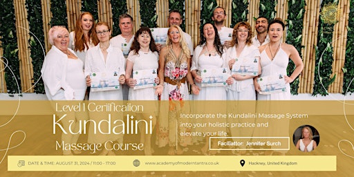Image principale de Level 1 Certification: Kundalini Massage Course
