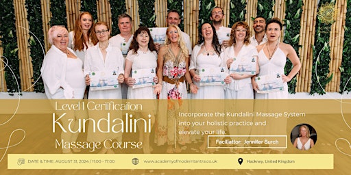 Primaire afbeelding van Level 1 Certification: Kundalini Massage Course