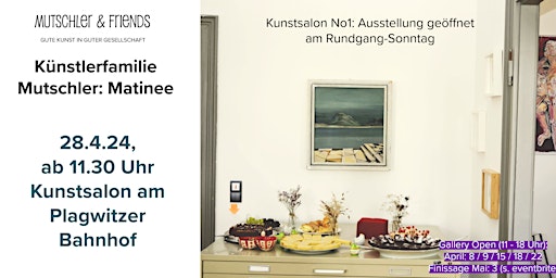 Imagen principal de Frühjahrsrundgang: Matinee im Kunstsalon // Künstlerfamilie Mutschler
