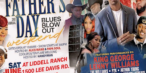 Imagem principal do evento 2nd Annual Father's Day Blues Blowout Weekend