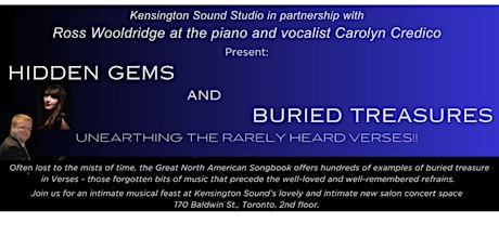 Hidden Gems and Buried Treasures Salon Concert at Kensington Sound