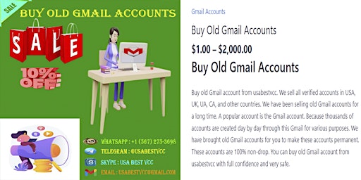 5 Best website to Buy old Gmail Accounts in Bulk usa  primärbild