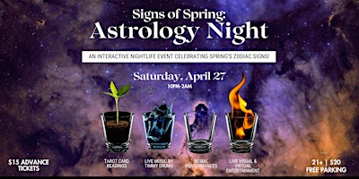 Imagem principal de Signs of Spring: Astrology Night