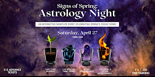 Image principale de Signs of Spring: Astrology Night