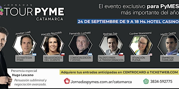 Jornadas Tour Pyme 2019 - HOTEL CASINO - Sede Catamarca