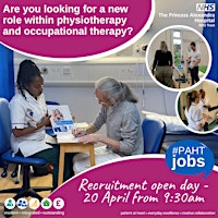 Primaire afbeelding van Career Showcase and Recruitment Open Day - Occupational Therapists and Physiotherapists