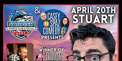 CNS Comedy in Stuart at Sailfish Sports Club on 4/20 with Myke Herlihy! primary image