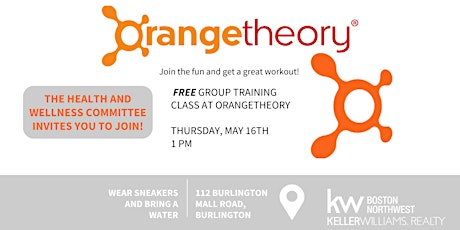 FREE ORANGETHEORY CLASS primary image