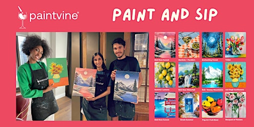 Paint and Sip - Bob Ross Sunset |  Revolution Parsonage Gardens primary image