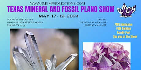 TEXAS MINERAL AND FOSSIL PLANO SHOW