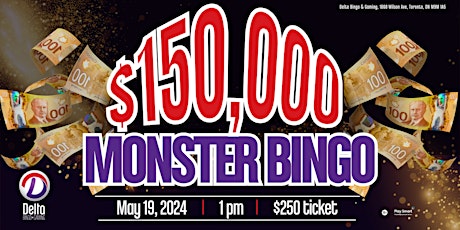 Hauptbild für $150,000 Monster Bingo