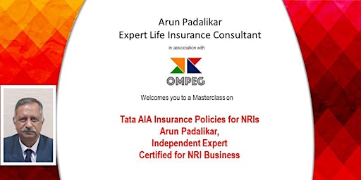 MASTERCLASS - Life Insurance Policies for NRIs primary image