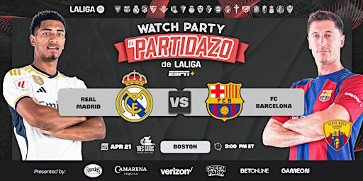 Imagem principal do evento #ElPartidazo de LALIGA Watch Party with FC Barcelona Penya– Boston