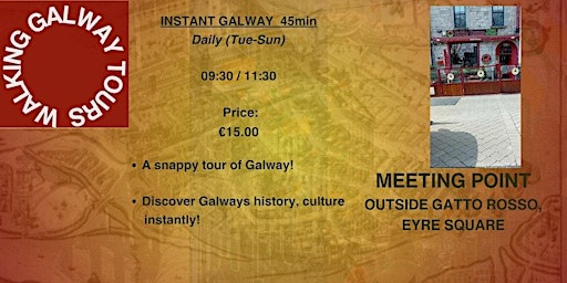 Imagem principal de INSTANT GALWAY - Walking Tour