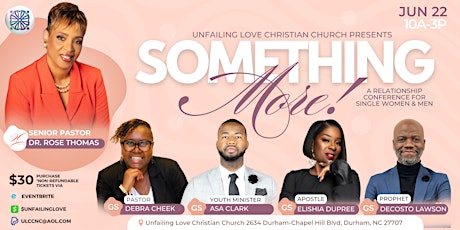 Something More! (Singles Conference)