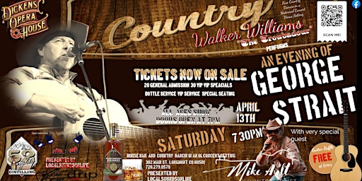 Walker Williams An Evening of George Strait primary image