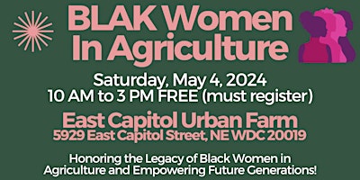 Imagem principal do evento BLAK Women in Agriculture