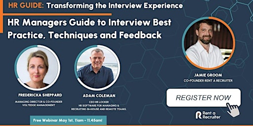 Primaire afbeelding van Transforming the Interview Experience: HR Manager's Guide to Best Practice Techniques and Feedback