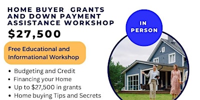 $27,500  Down Payment Assistance Seminar primary image