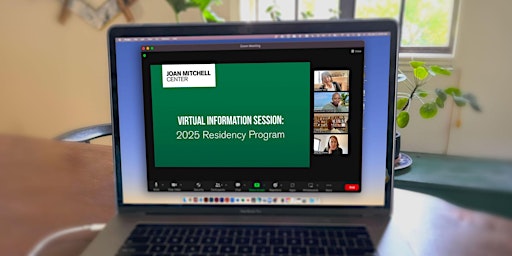 Primaire afbeelding van Joan Mitchell Center Virtual Information Session: 2025 Residency