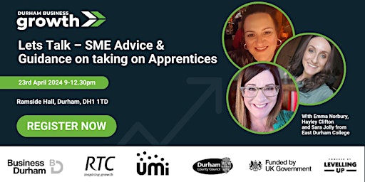Lets Talk – SME Advice & Guidance on taking on Apprentices primary image