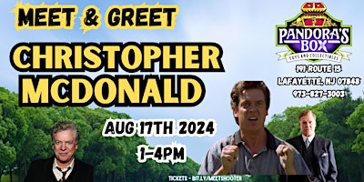 Meet & Greet with Christopher McDonald at Pandora's Box Toys & Collectibles primary image