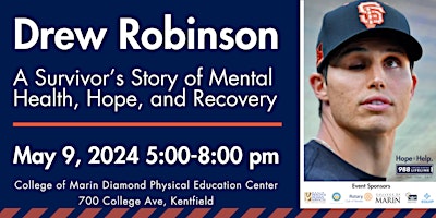 Imagem principal do evento A Survivor’s Story of Mental Health, Hope, and Recovery