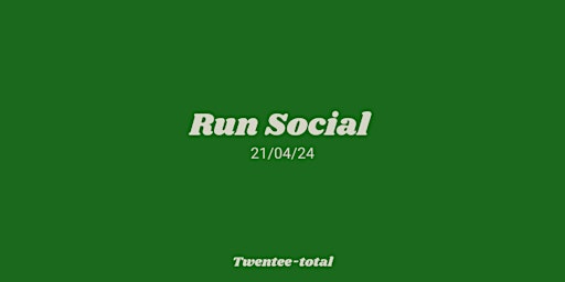 Run Social - April primary image