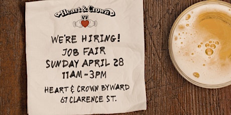 Heart & Crown Irish Pubs Job Fair!