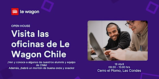 Primaire afbeelding van Open House Le Wagon Chile