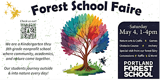 Imagem principal do evento Portland Forest School - Spring Forest School Faire 2024