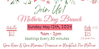 Image principale de Mother's Day Brunch